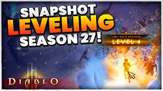 Diablo 3 Season 27 SNAPSHOT Leveling Guide Level 1! (ALL CLASSES)