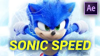 RUN SUPER FAST like SONIC in AFTER EFFECTS