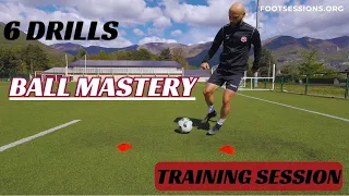 THIS BALLMASTERY DRILLS WILL CHALLENGE YOUR BALL CONTROL | FOOTBALL TRAINING