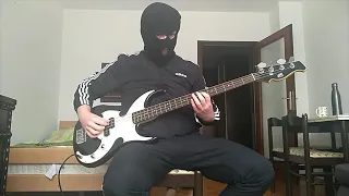 Russian Hardbass but on a bass guitar