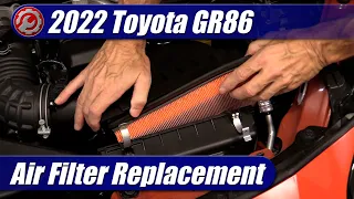 2022-2024 Toyota GR86: Air Filter Replacement