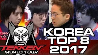 TEKKEN WORLD TOUR KOREA 2017 (TIMESTAMP) JDCR Noroma Saint Nobi Knee Jeondding Take Tsubumi