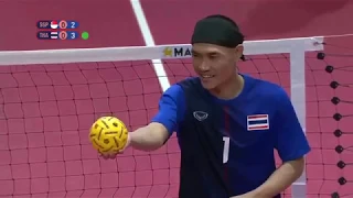 Sepak Takraw | Thailand VS Singapore | 30th Sea Games | Men's Regu Event