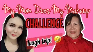 CHALLENGE - My Mom Does My Makeup!