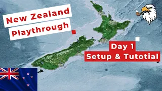 Conflict of Nations | New Zealand Playthough | Day 1 | WW3 Match