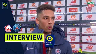 Interview de fin de match : LOSC LILLE - PARIS SAINT-GERMAIN (0-0) / 2020-2021