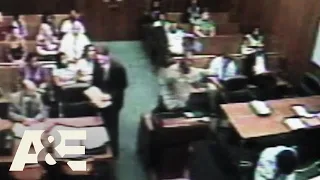 Court Cam: Defendant THROWS Backpack at Judge (Season 2) | A&E