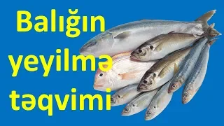 Hansı balıq hansı ayda yeyilməlidir? Balığın yeyilmə təqvimi