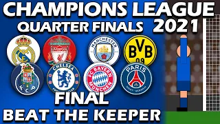 Beat The Keeper Champions League 2021 Quarter Finals to Final Predictions