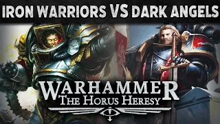 Iron Warriors vs Dark Angels Horus Heresy Battle Report