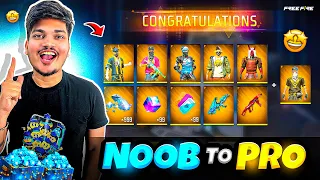 Free Fire Rare Bundles Noob To Pro😍 I Got All Legendary Rare Bundles Unlocked -Garena Free Fire