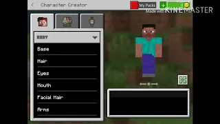 How to make a HeroBrine skin in MCPE