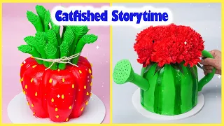 🤓 Catfished Storytime 🌷 So Yummy 3D Fondant Fruit Cake Look Like Real