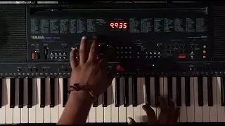 la cumbia sampuesana- prácticando con un Yamaha psr400