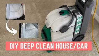 How to Use Bissell Big Green Carpet Cleaner (Save $350+ — Clean House, Car, etc!)