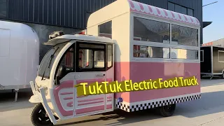 Tuk Tuk Electric Tricycle Food Truck Food Cart Tricycle Ape#foodtruck #foodcart #mobilebar