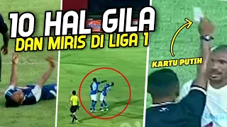 Pelanggaran Keras Kena Kartu Putih Hingga Sandal Melayang ke Kepala Wasit • Seluruh Momen liga 1