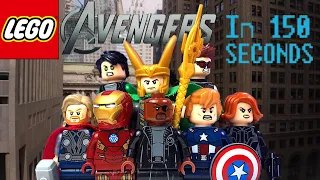 THE AVENGERS in 150 Seconds [Lego Stopmotion Animation]