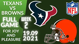 🏈Houston Texans vs Cleveland Browns Week 2 NFL 2021-2022 Full Game | Football 2021