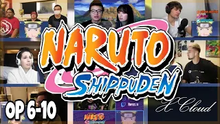 【OPENING】Best Reaction Of Naruto Shippuden Opening 6-10 | REACTION MASHUP