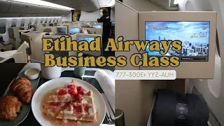 Etihad Airways 777-300Er Business Class Flight Review - Toronto to Abu Dhabi