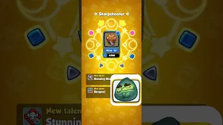 Sharpshooter Talent Rare Card, Tech Core Quantity & Gold Amount - Rush Royale Shorts