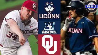 UConn vs #9 Oklahoma (Game 7) | Winner to Super Regionals | 2024 College Baseball Highlights