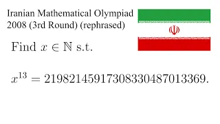 Can you do this by hand? | Iranian Mathematical Olympiad 2008