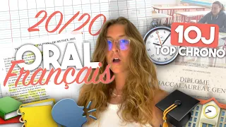 l'oral de français (en 10 jours top chrono) 🗣