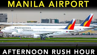MANILA AIRPORT - Plane Spotting | LANDING & TAKEOFF - Afternoon RUSH HOUR