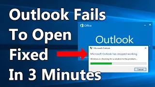 [FIXED] Microsoft Outlook has stopped working