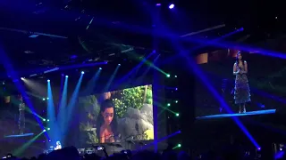 Auli’i Cravalho sings How Far I’ll Go live at D23 Expo