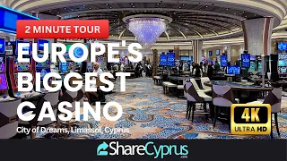 GO INSIDE EUROPE'S BIGGEST CASINO: A tour of the City of Dreams Mediterranean in Limassol Cyprus