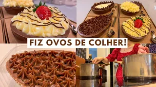 OVO DE COLHER FÁCIL E DELICIOSO ✨Ninho com Nutella + Brigadeiro com coco & mousse de limão