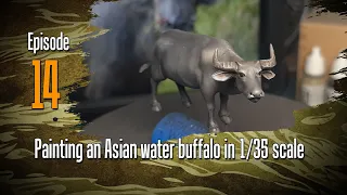 Off the Sprue | Painting an Asian water buffalo in 1/35 scale