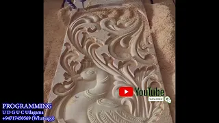 Beautiful CNC  wood carving | CNC router with soft wood carving | profitable CNC wood  carving