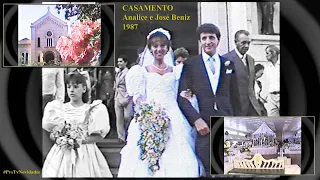 PvsTv Novidades  - CASAMENTO PARTE 01   ANALICE E JOSÉ BENIZ   TUNEL DO TEMPO   1987