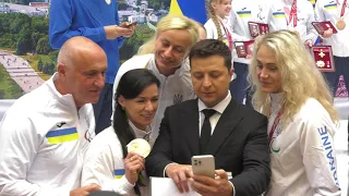 Зустріч Президента України та Олени Зеленської з переможцями Паралімпіади-2020