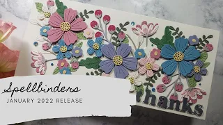 Spellbinders Be Bold Collection | Be Bold Blooms & Lowercase Alphabet
