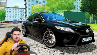 КУПИЛ КАМРИ 3.5 - НАВОДИМ СУЕТУ и СЛОМАЛ МАШИНУ - CITY CAR DRIVING + РУЛЬ