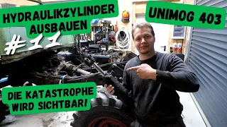 Unimog Hydraulikzylinder ausbauen #11 | Restauration & Technik