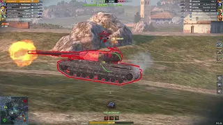 CONCEPT 1B vs SUPER (slow) CONQUEROR REX | World of Tanks Blitz / Wot BLITZ