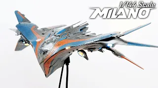 Guardians of the Galaxy Milano Spaceship - 3D Printed Scale Model with LED FULL BUILD