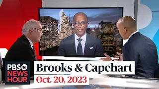 Brooks and Capehart on the GOP struggle to elect a House speaker and Biden's aid request