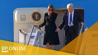 "Handgate": Verweigert Melania Trump ihrem Ehemann die Hand?