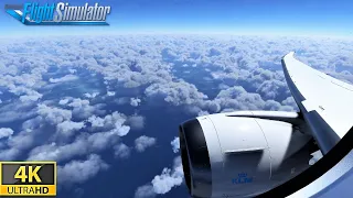 KLM Realistic Graphics 787-10 Approach Singapore Changi Airport-Microsoft Flight Simulator 2020 4K