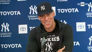 Aaron Judge discusses his Yankees future