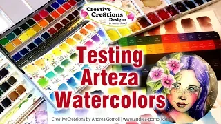 Arteza 36 Watercolor Set: Test / Review / my honest Opinion