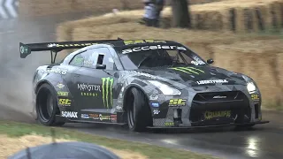 Liberty Walk Nissan GT-R R35 V8 - INSANE Drifts, Flames & SOUNDS!