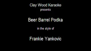 FRANKIE YANKOVIC - BEER BARREL POLKA - KARAOKE